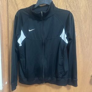 Nike kids Black and White Windbreaker(like women size S)